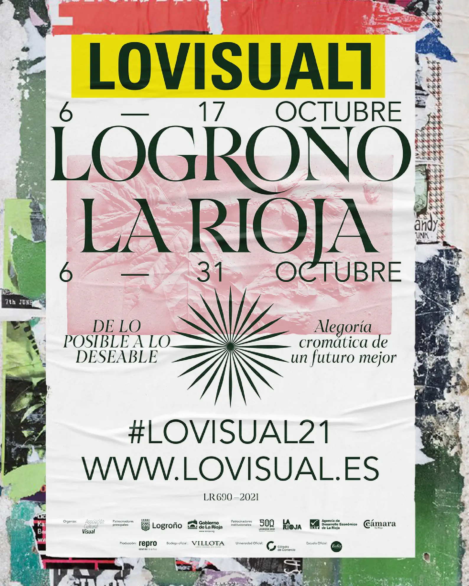Gráfica expositiva Lovisual en espacio — Casao-Terrazas