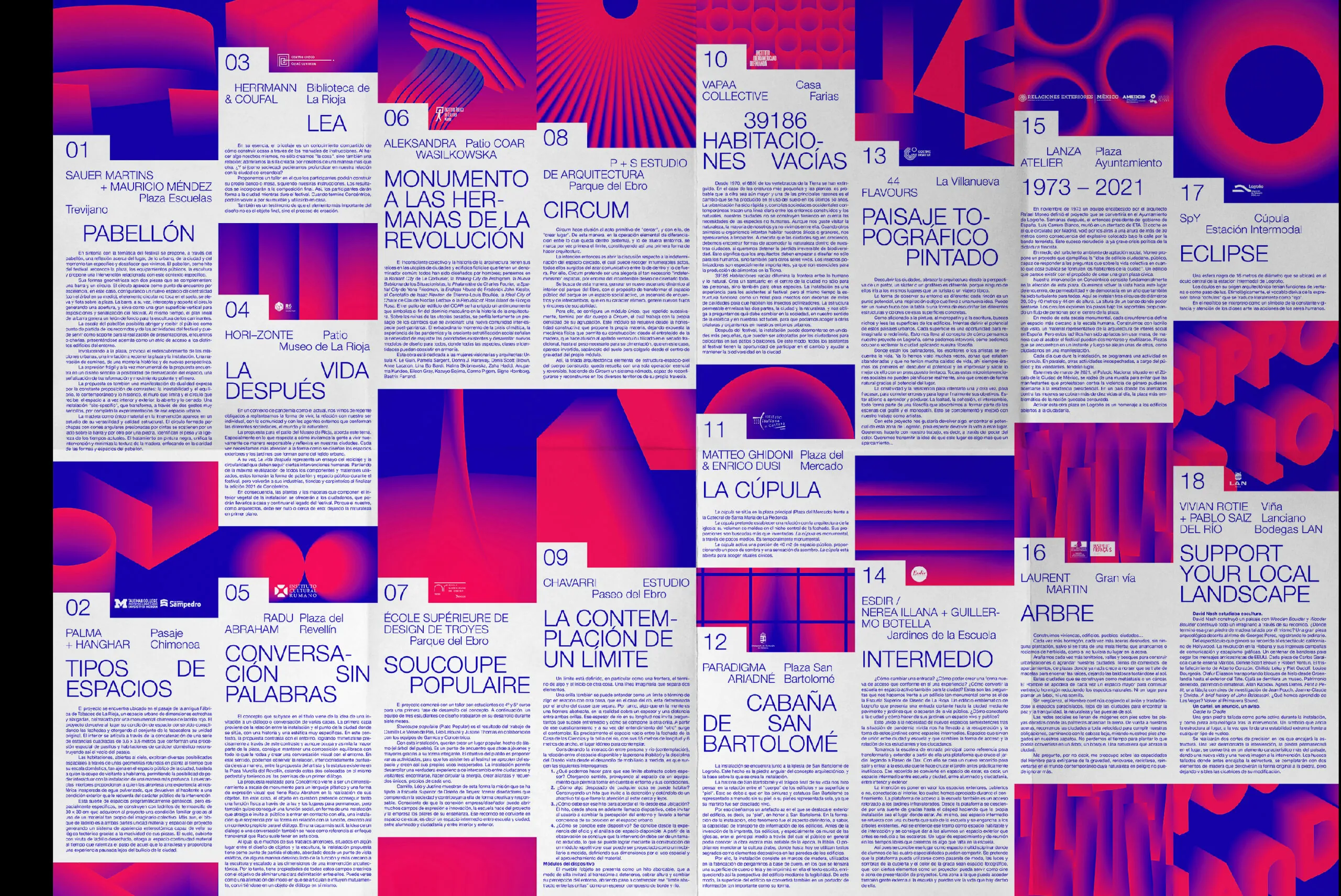 Detalle diseño editorial Concéntrico 07 — Casao-Terrazas
